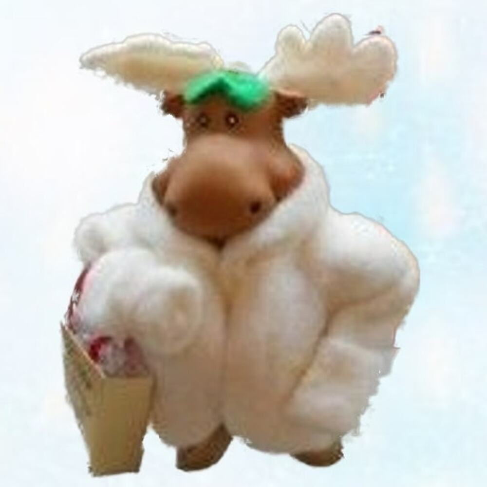 Avon Christmas Ornament 1999 Deer Ones Mrs. Reindeer Vintage Gift Collection